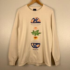 HUF X Green Buddy We Are The World Long Sleeve Tee